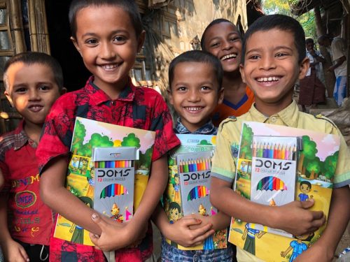 coloring books for refugees